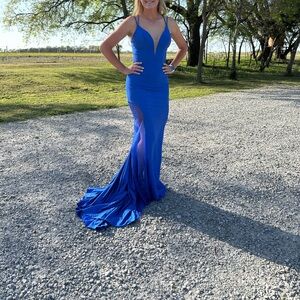 Beautiful Royal Blue Prom Dress